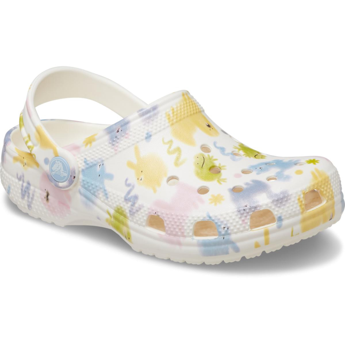 Saboti Crocs Classic Pastel Pets Clog Kids Alb - Chalk - 1 | YEO