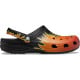 Saboti Crocs Classic Flames Clog Culoare Negru - Black/Multi