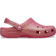 Saboti Crocs Classic Iridescent Glitter Clog Culoare Roz - Dragon Fruit
