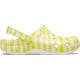 Saboti Crocs Classic Gingham Clog Culoare Galben - Daylily