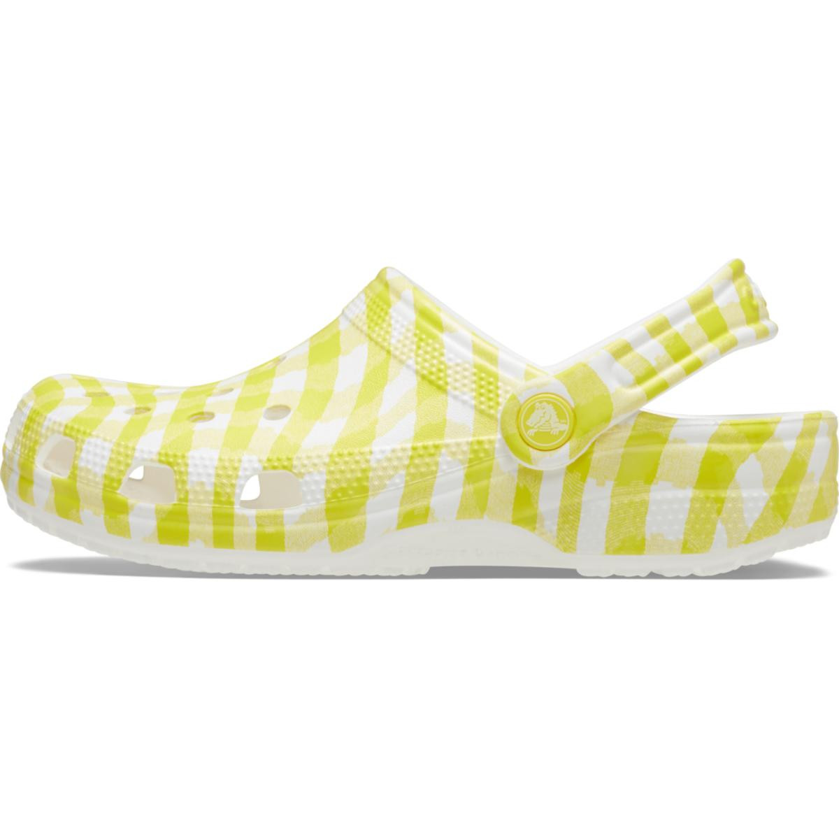 Saboti Crocs Classic Gingham Clog Galben - Daylily - 2 | YEO