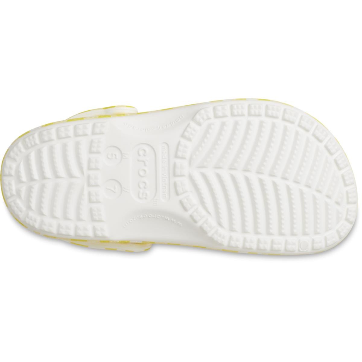 Saboti Crocs Classic Gingham Clog Galben - Daylily