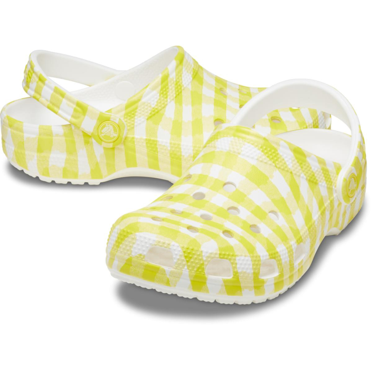 Saboti Crocs Classic Gingham Clog Galben - Daylily - 3 | YEO