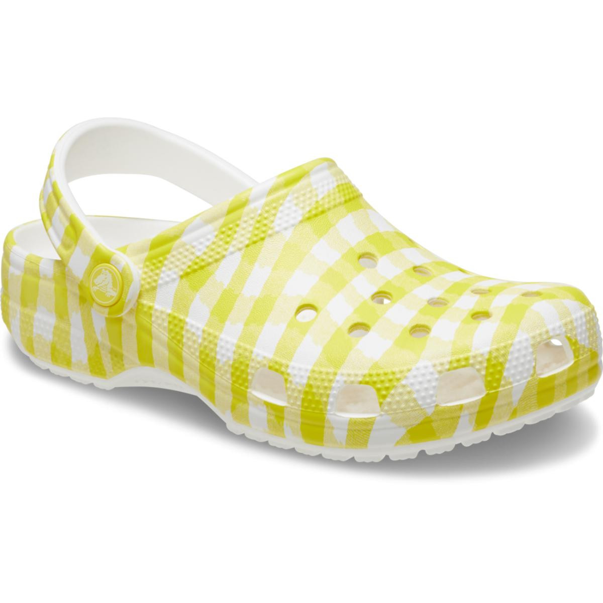 Saboti Crocs Classic Gingham Clog Galben - Daylily - 1 | YEO