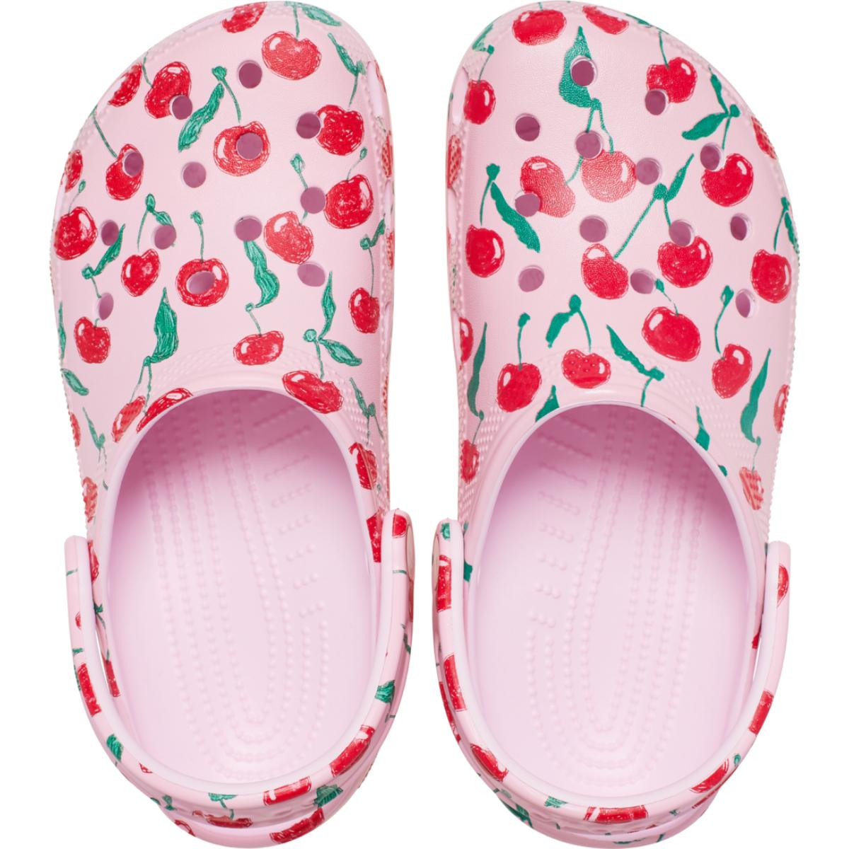 Saboti Crocs Classic Fresh Fruits Clog Roz - Pink Milk - 4 | YEO