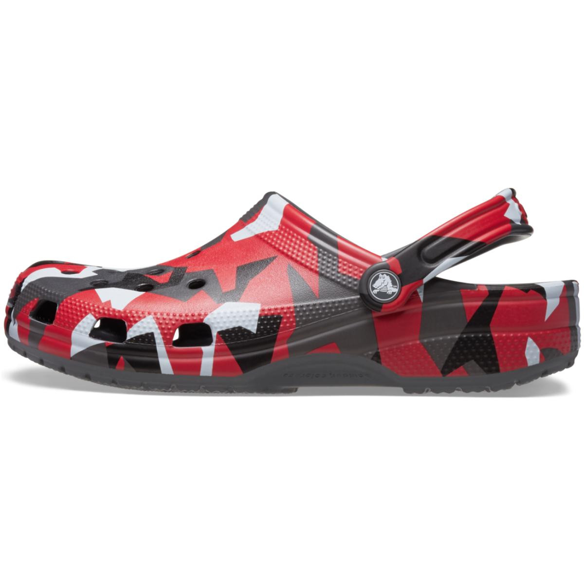 Saboti Crocs Classic Geo Camo Clog Gri - Slate Grey/Multi - 2 | YEO
