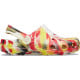Saboti Crocs Glow Marbled Classic Clog Kids Culoare Rosu - Varsity Red/Multi