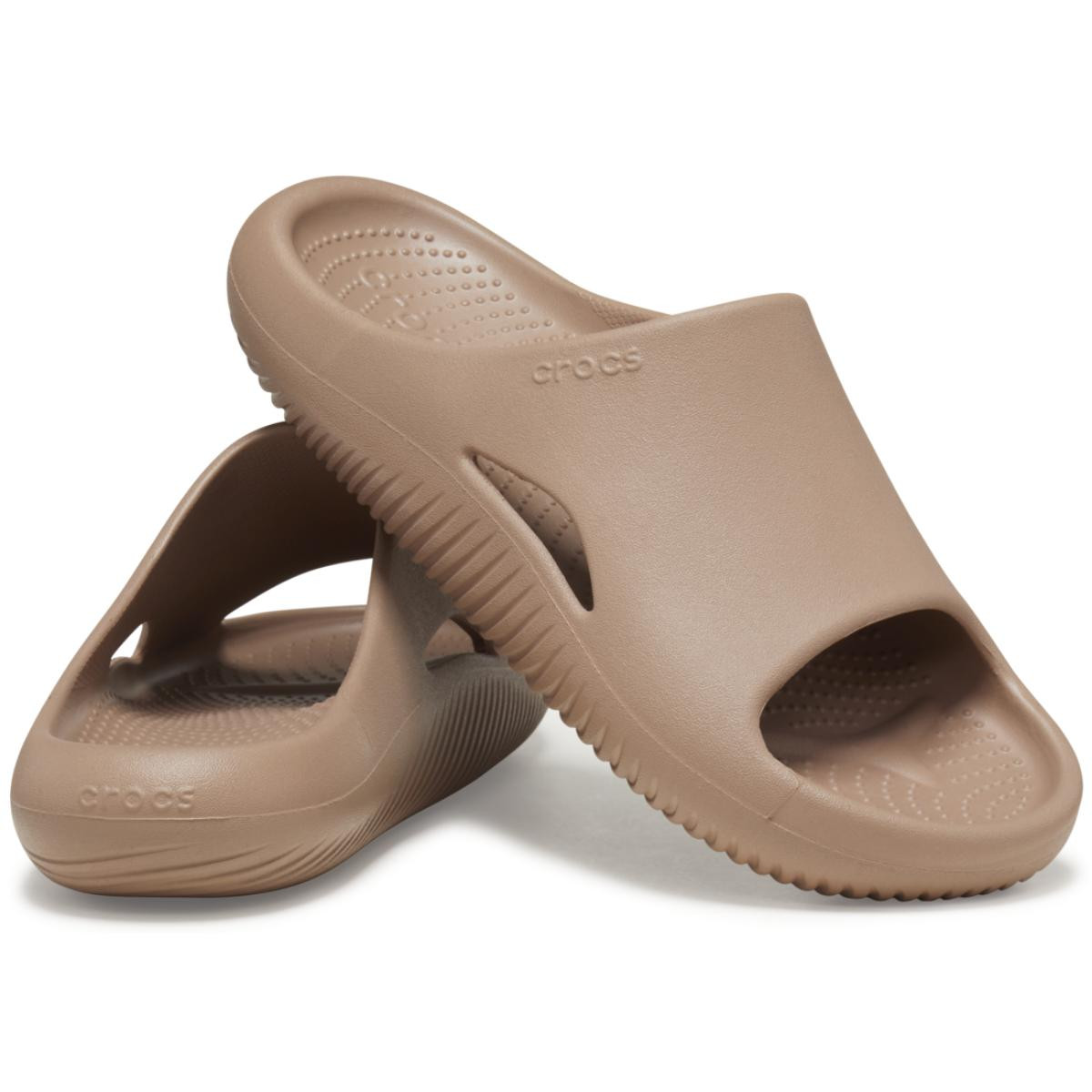Papuci Crocs Mellow Slide Maro - Latte - 3 | YEO