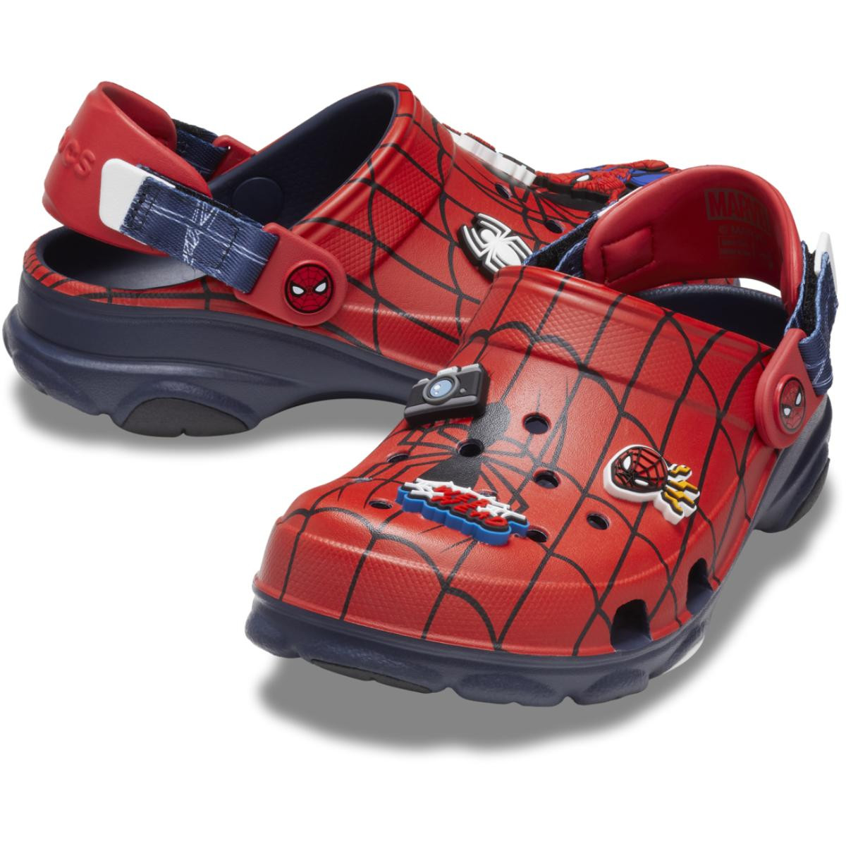 Saboti Crocs Toddler Spider Man All Terrain Clog Albastru - Navy - 4 | YEO
