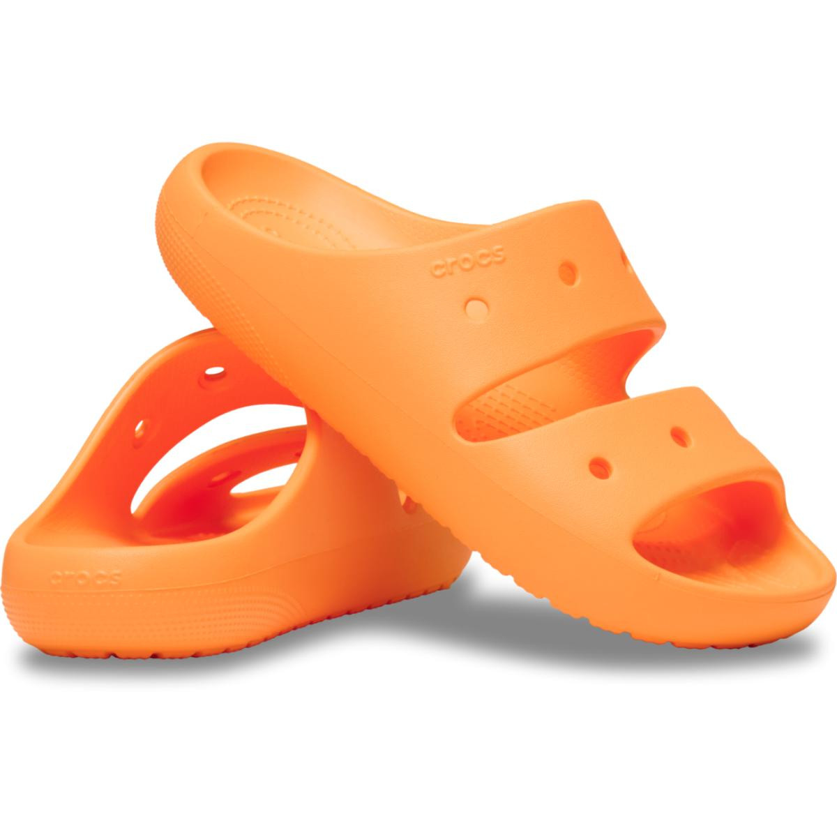 Sandale Crocs Classic Sandal v2 Portocaliu - Orangesicle - 3 | YEO
