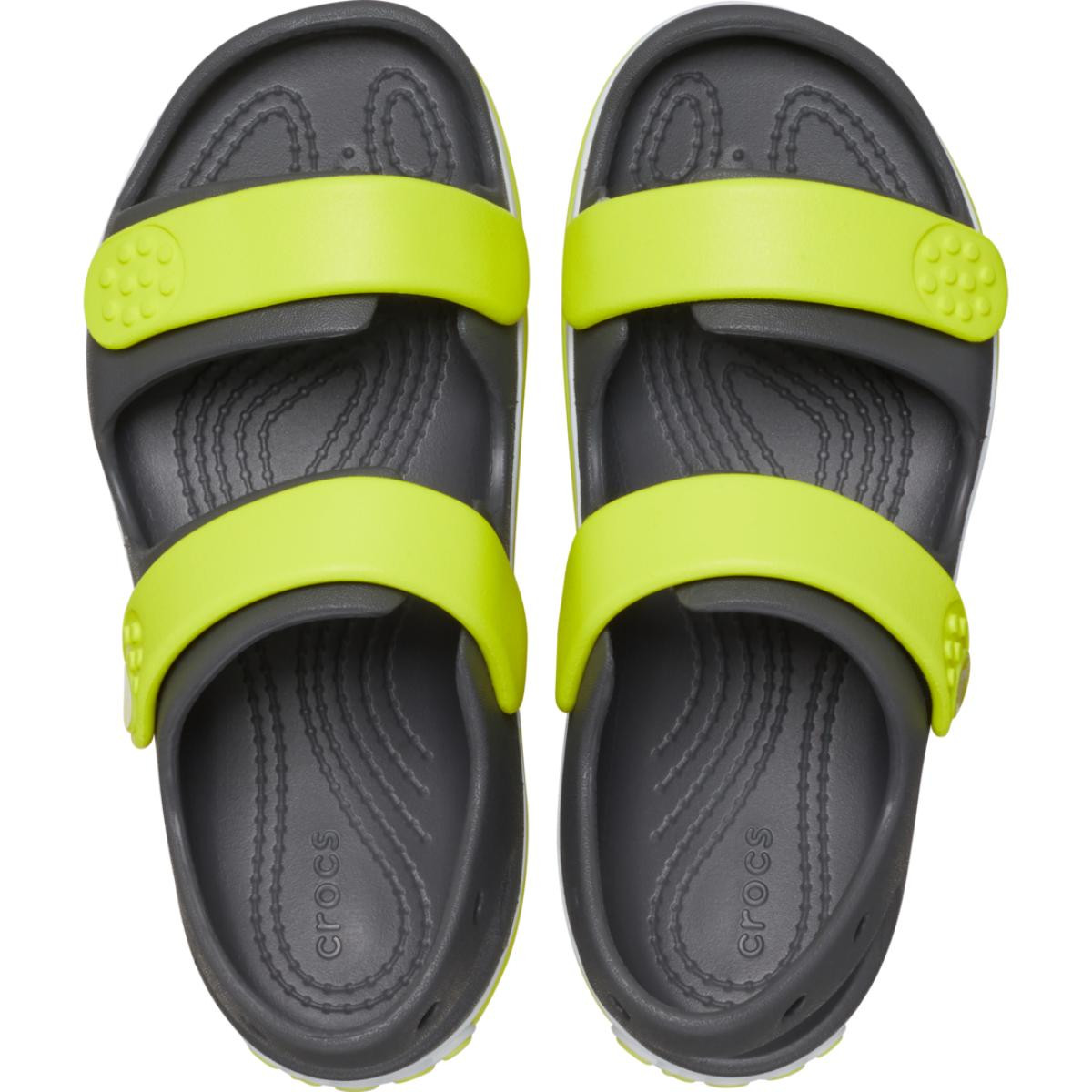 Sandale Crocs Crocband Cruiser Sandal Kids Gri - Slate Grey/Acidity - 3 | YEO