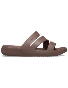 Papuci Crocs Getaway Strappy Maro - Truffle
