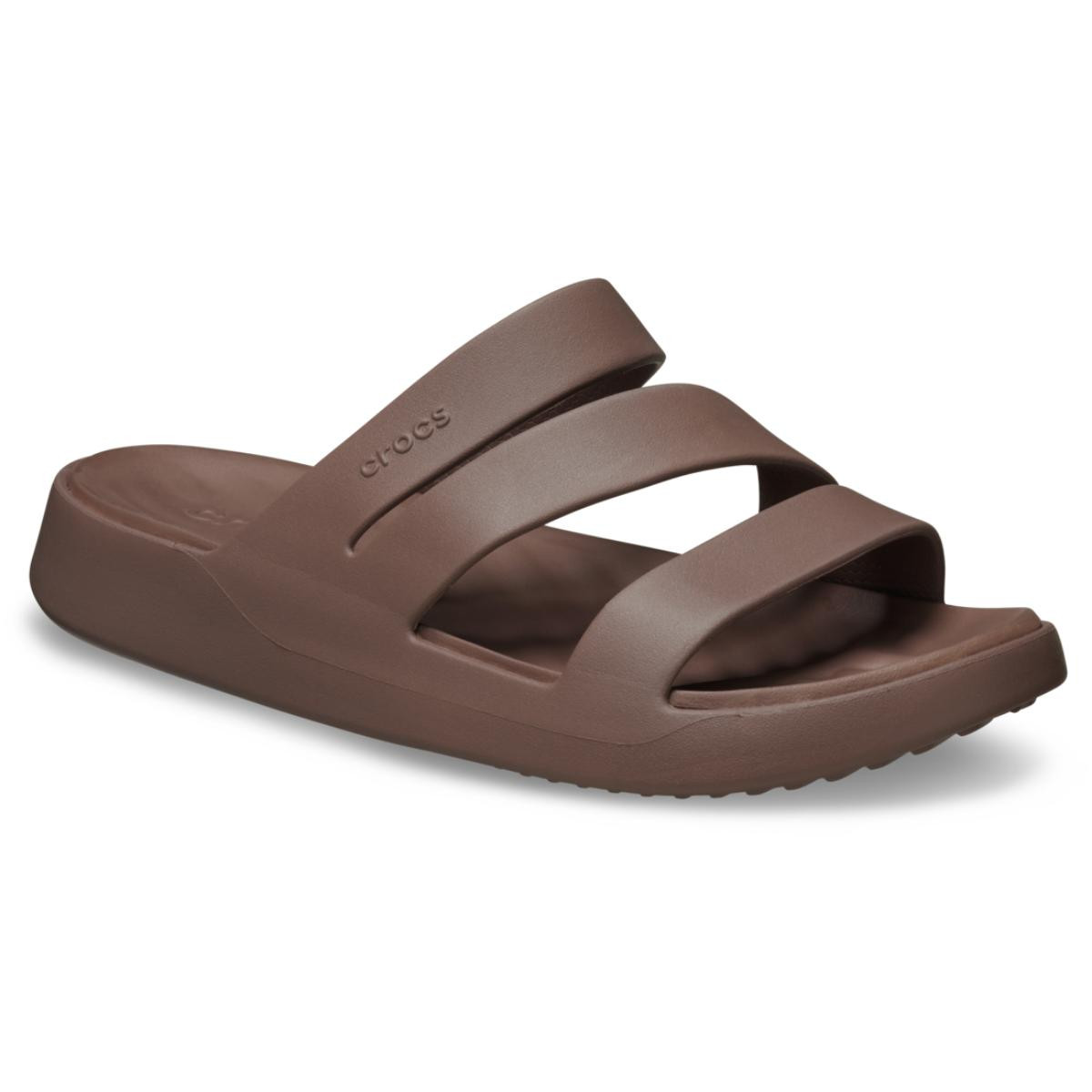 Papuci Crocs Getaway Strappy Maro - Truffle - 1 | YEO