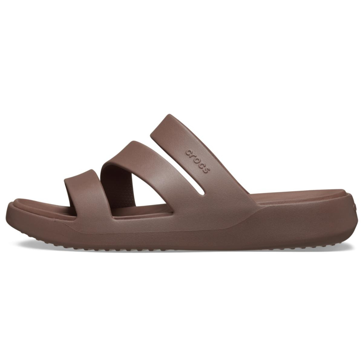 Papuci Crocs Getaway Strappy Maro - Truffle - 2 | YEO