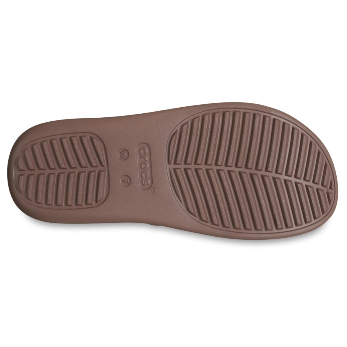 Papuci Crocs Getaway Strappy Maro - Truffle