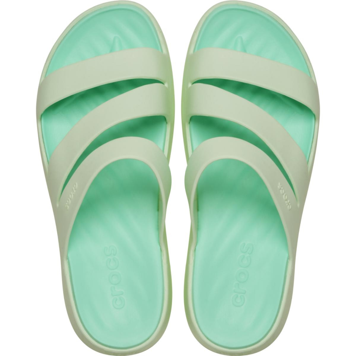 Papuci Crocs Getaway Strappy Verde - Jade Tint - 4 | YEO