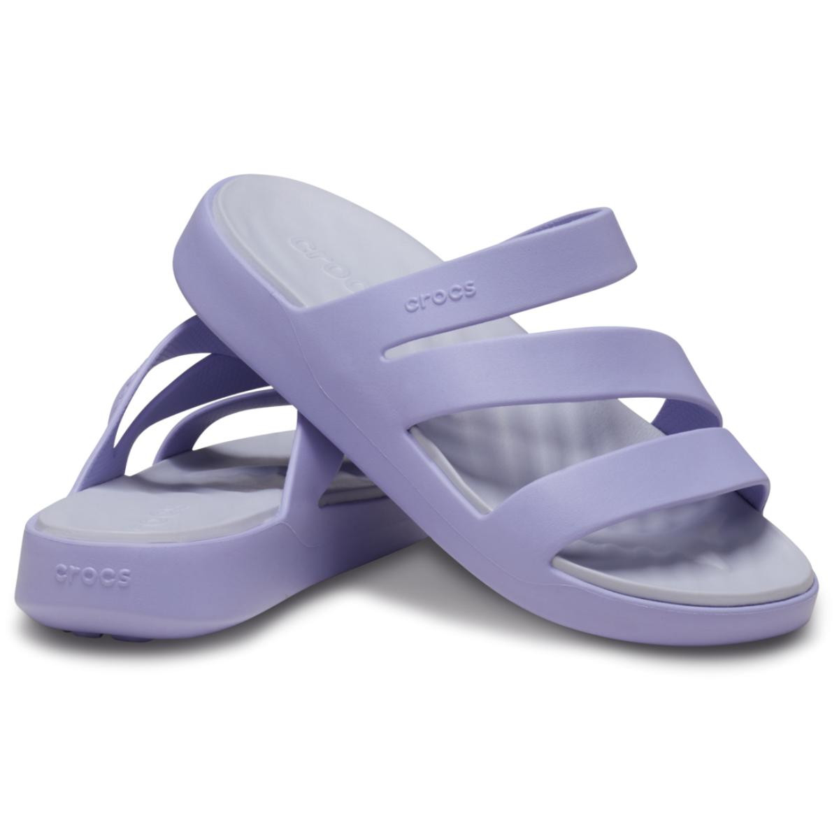 Papuci Crocs Getaway Strappy Mov - Mystic Purple - 3 | YEO