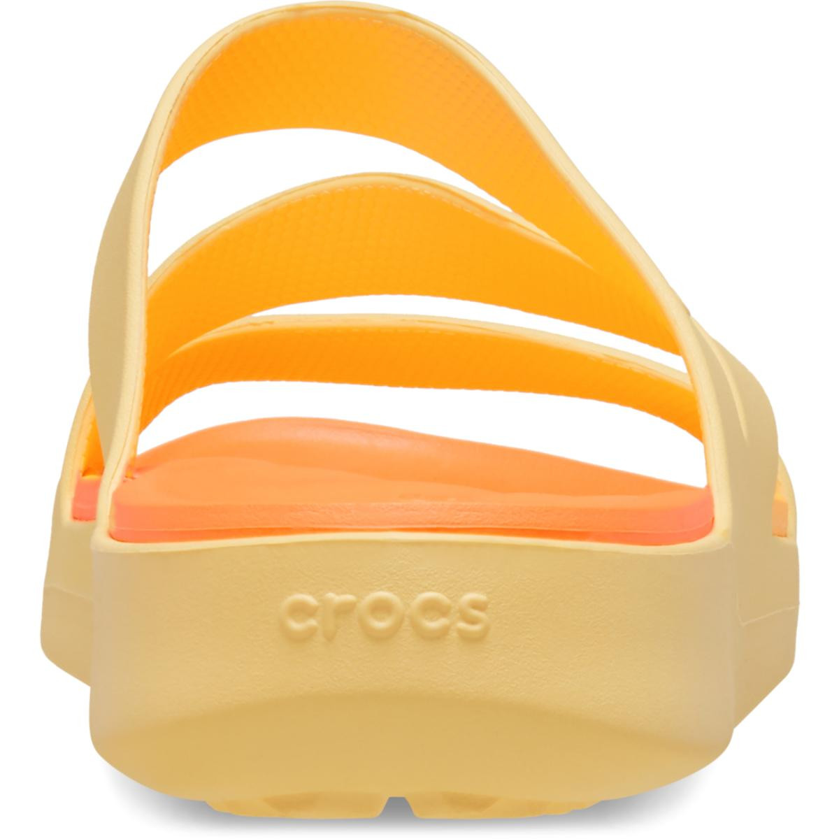 Papuci Crocs Getaway Strappy Portocaliu - Golden Hour - 5 | YEO