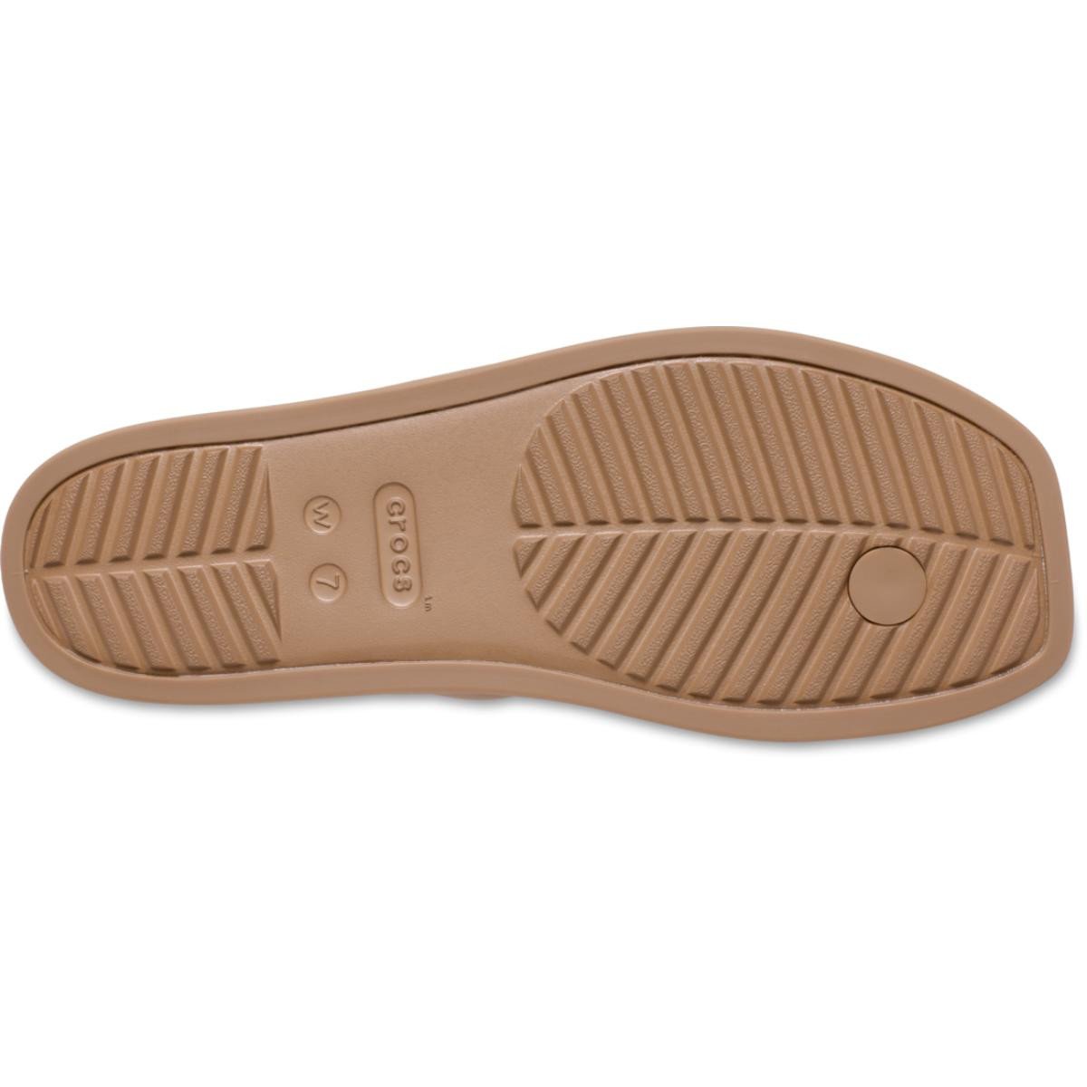 Sandale Crocs Miami Toe Loop Sandal Maro - Milk Chocolate