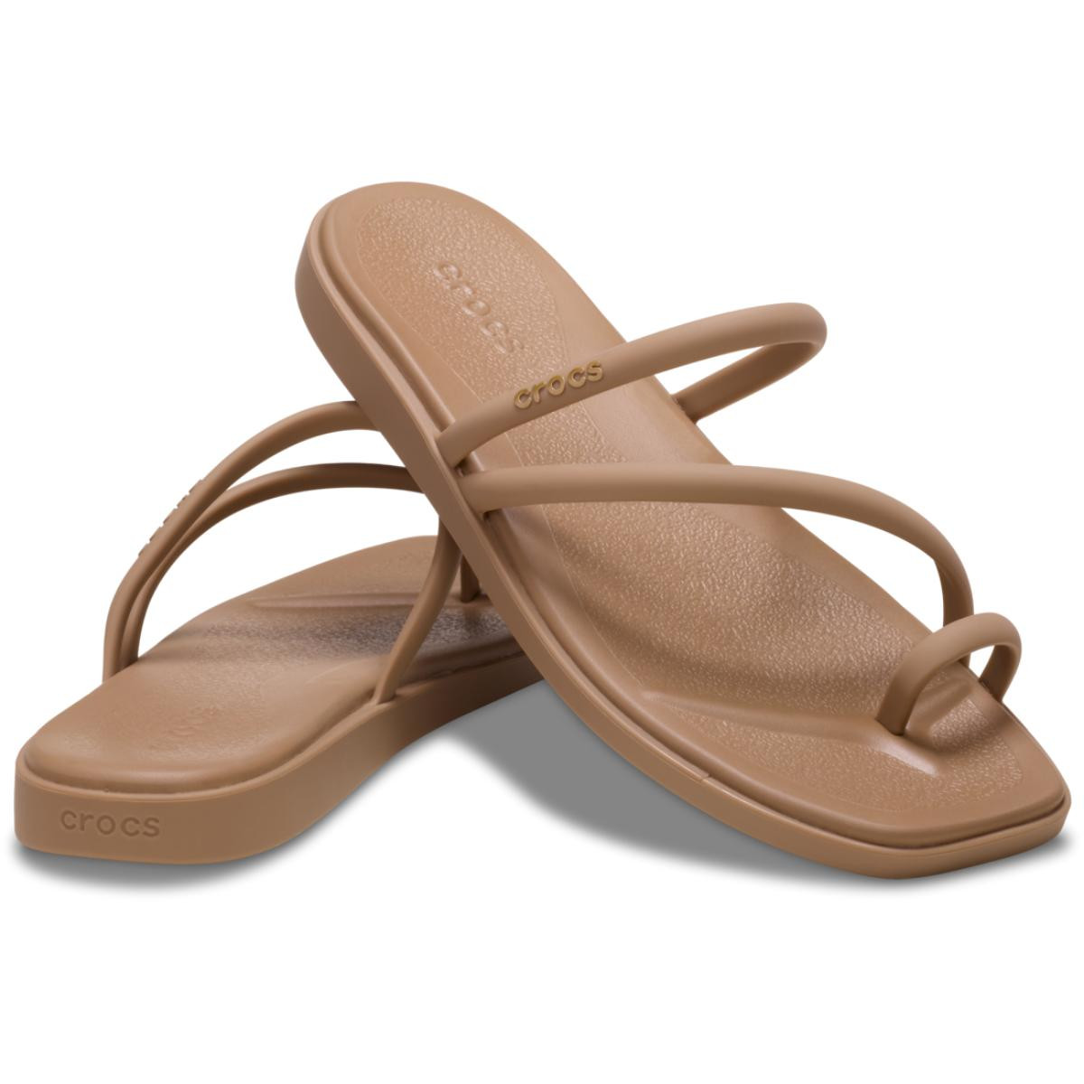 Sandale Crocs Miami Toe Loop Sandal Maro - Milk Chocolate - 3 | YEO