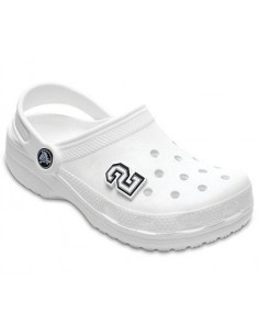 Jibbitz Crocs B&W Number 2 Negru - Black/White 2