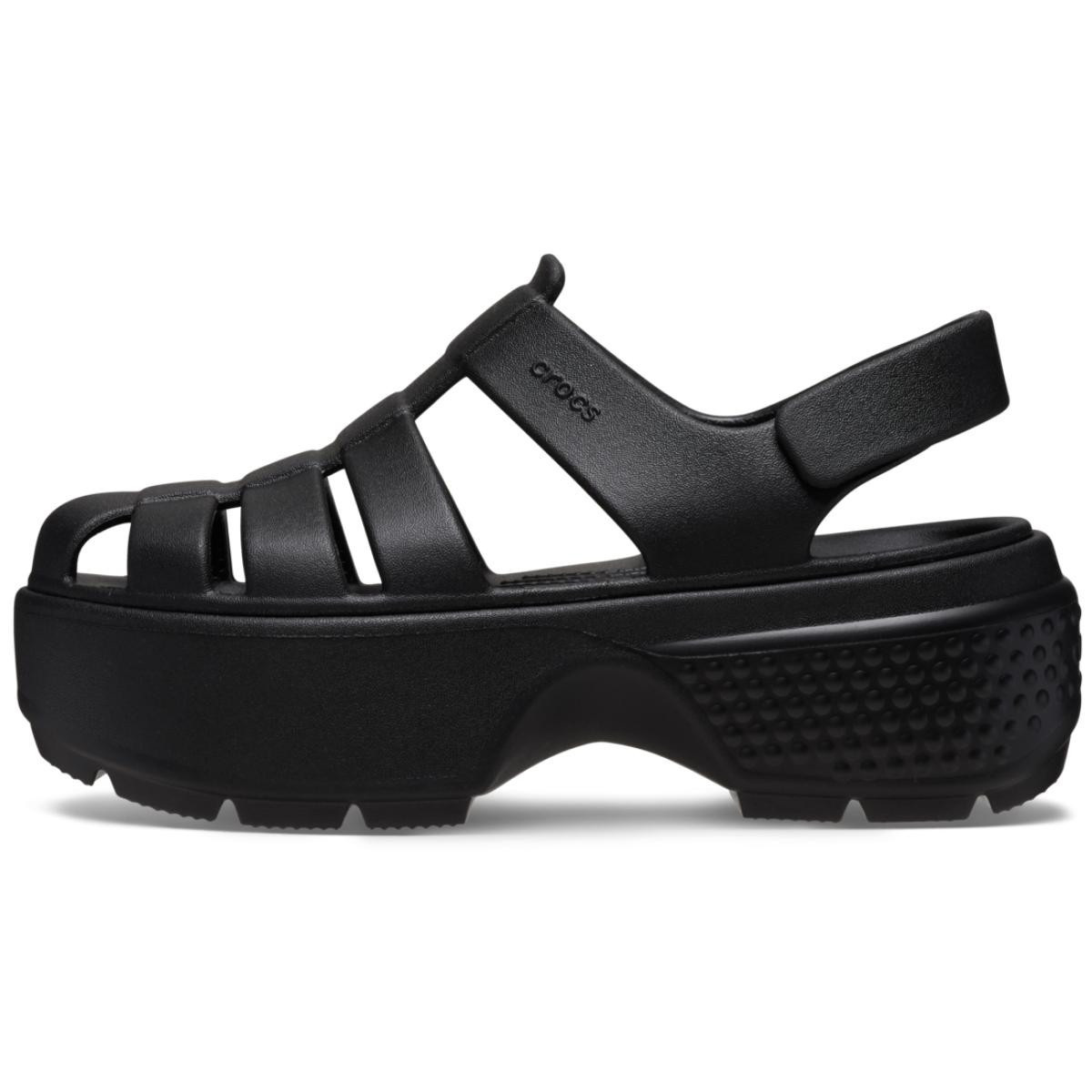 Sandale Crocs Stomp Fisherman Sandal Negru - Black - 2 | YEO