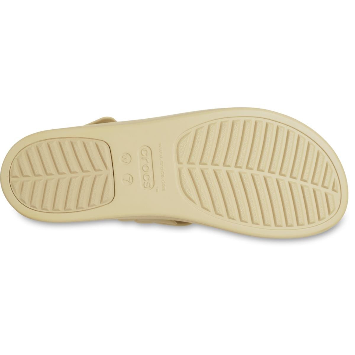 Sandale Crocs Brooklyn Woven Low Wedge Maro - Chai