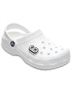 Jibbitz Crocs B&W Number 6 Negru - Black/White 2