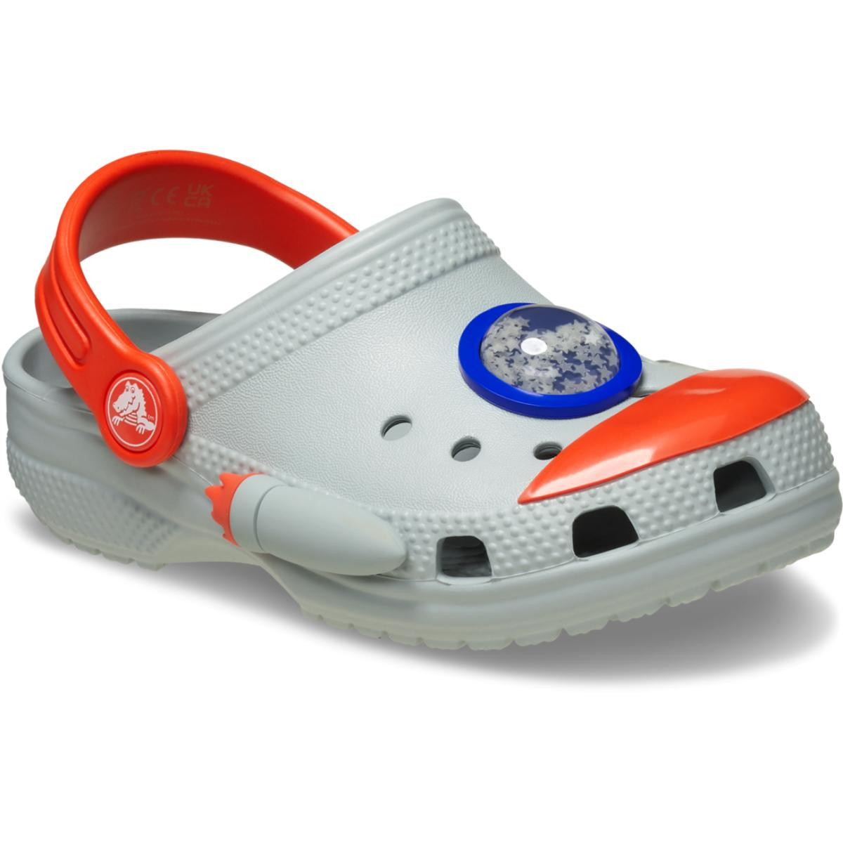 Saboti Crocs Classic Toddler Rocketship Clog Gri - Mirage - 1 | YEO