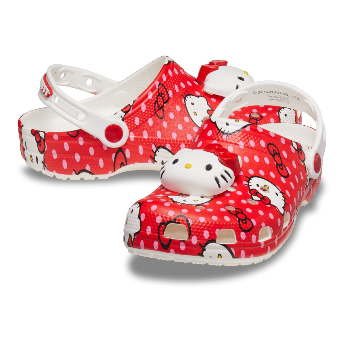 Saboti Crocs Classic Hello Kitty Red Clog Multicolor - Multi - 4 | YEO