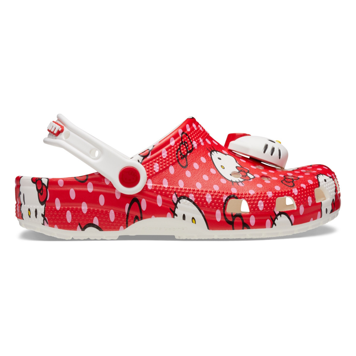 Saboti Crocs Classic Hello Kitty Red Clog Multicolor - Multi - 2 | YEO