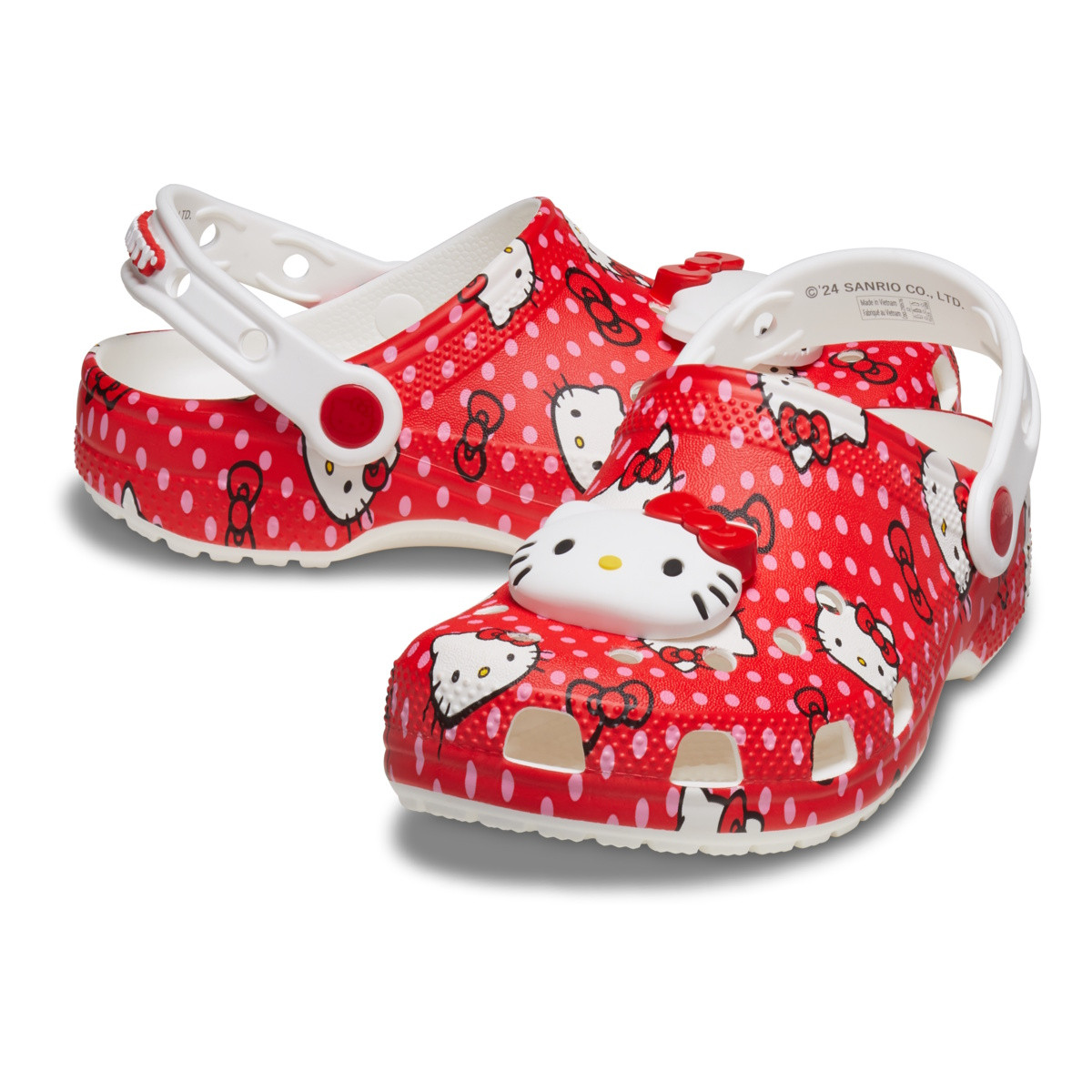 Saboti Crocs Classic Hello Kitty Red Clog Kids Multicolor - Multi - 2 | YEO