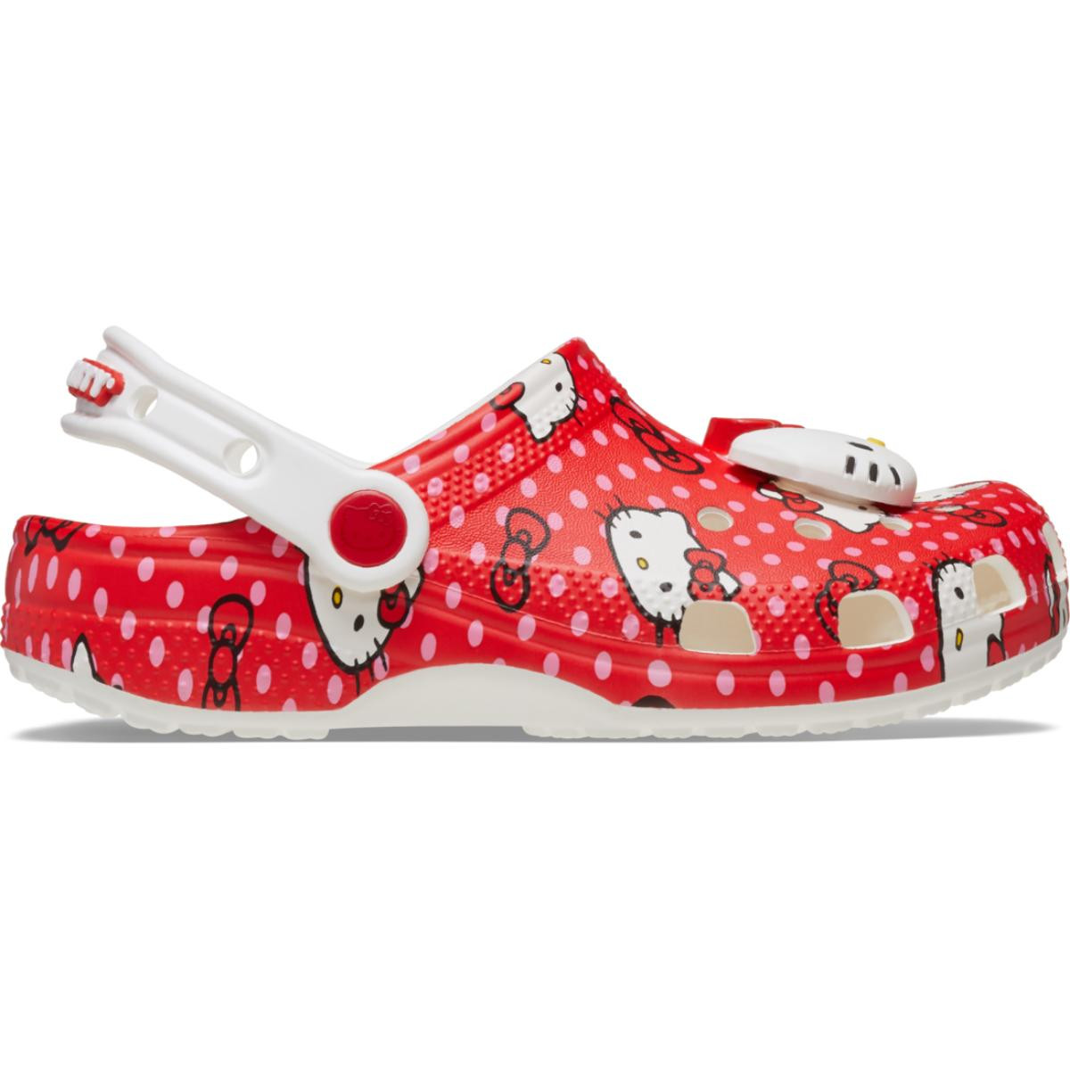 Saboti Crocs Classic Toddler Hello Kitty Red Clog Multicolor - Multi - 3 | YEO