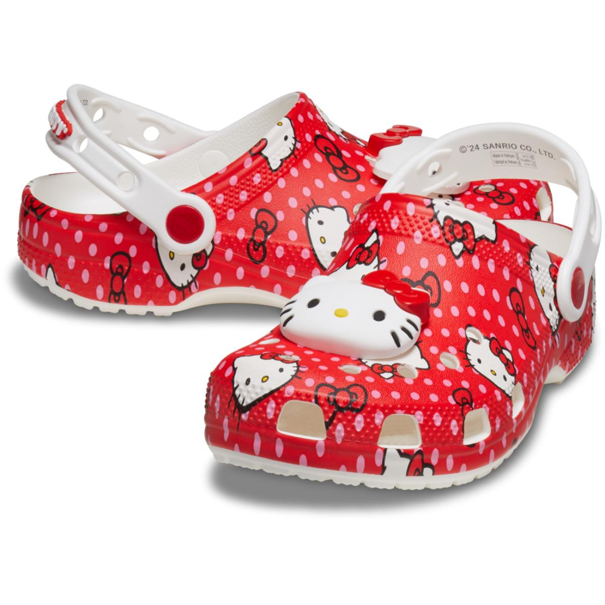 Saboti Crocs Classic Toddler Hello Kitty Red Clog Multicolor - Multi - 1 | YEO