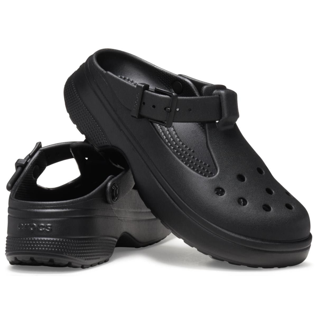 Saboti Crocs Classic Classic Mary Jane Clog Negru - Black - 3 | YEO