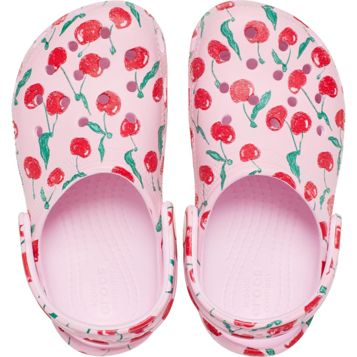 Saboti Crocs Classic Toddler Fresh Fruits Clog Roz - Pink Milk - 4 | YEO