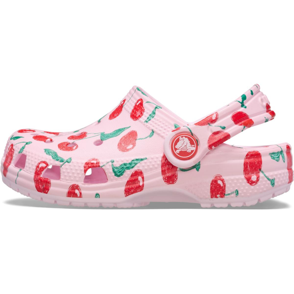 Saboti Crocs Classic Toddler Fresh Fruits Clog Roz - Pink Milk - 2 | YEO