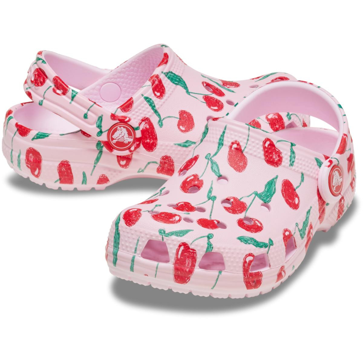 Saboti Crocs Classic Toddler Fresh Fruits Clog Roz - Pink Milk - 3 | YEO