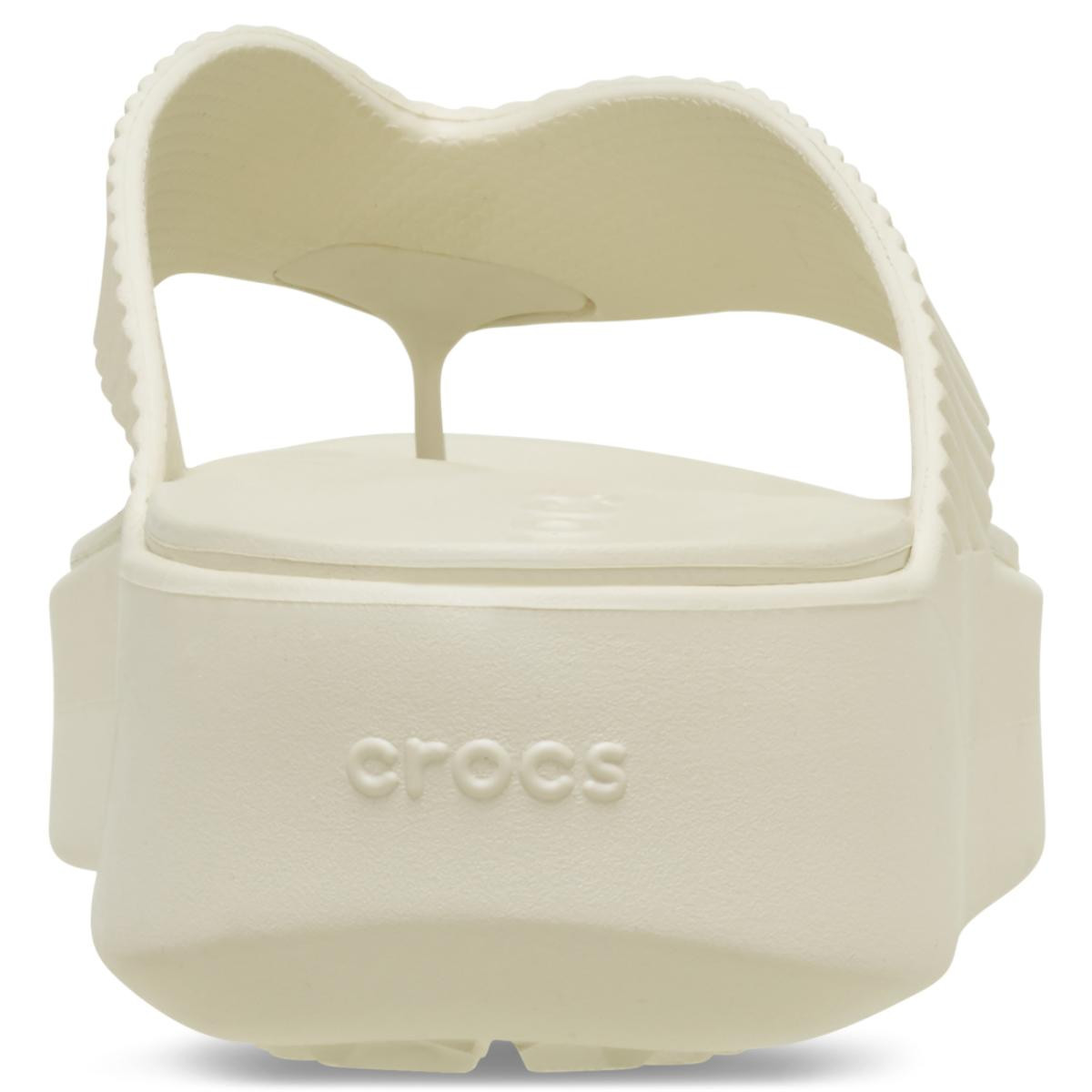 Slapi Crocs Getaway Groove Platform Flip Bej - Sandstone - 5 | YEO