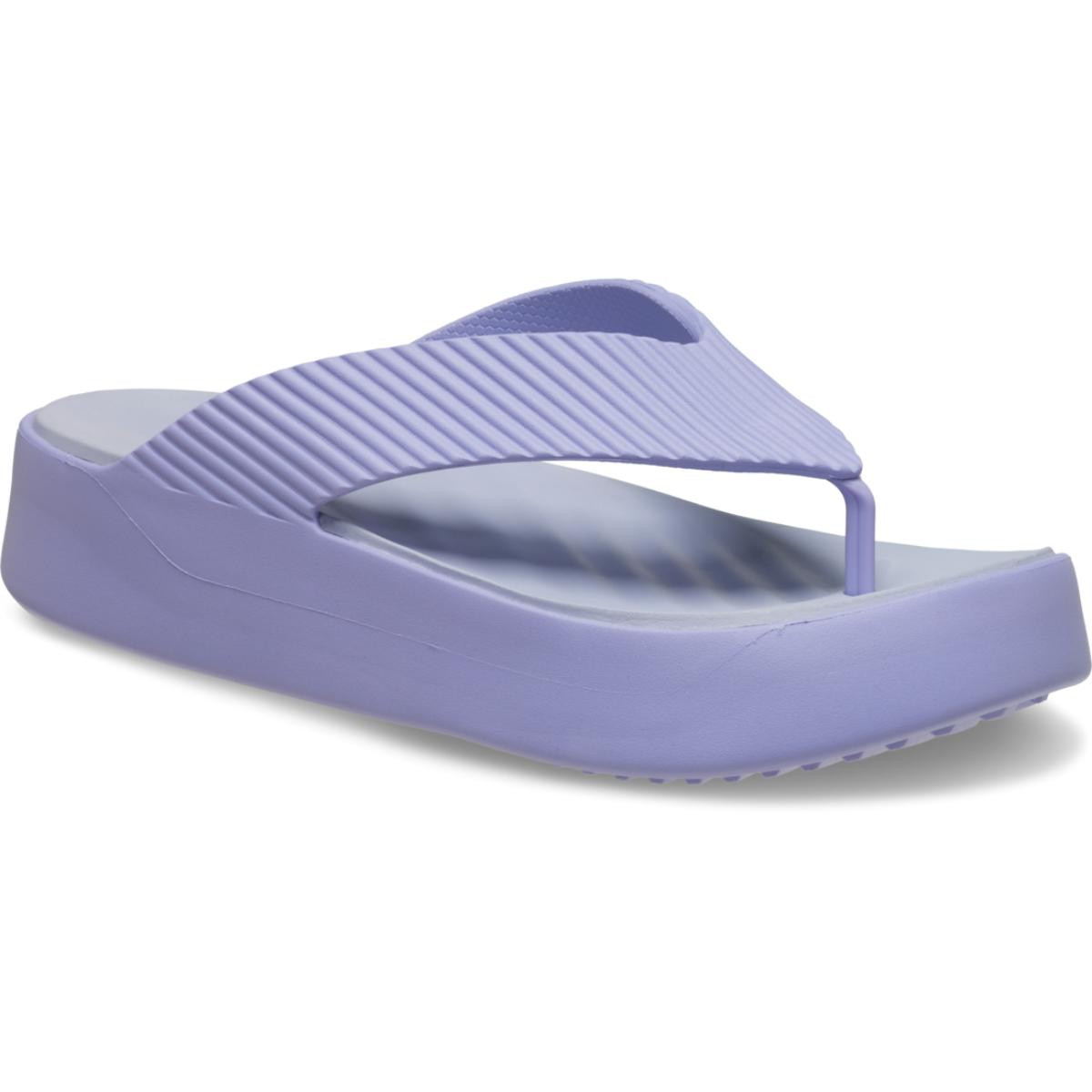 Slapi Crocs Getaway Groove Platform Flip Mov - Mystic Purple - 1 | YEO