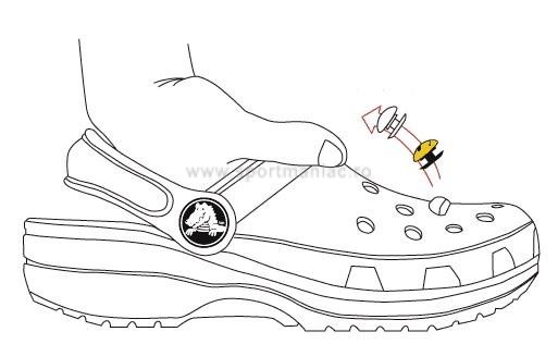 Jibbitz Crocs Letter E