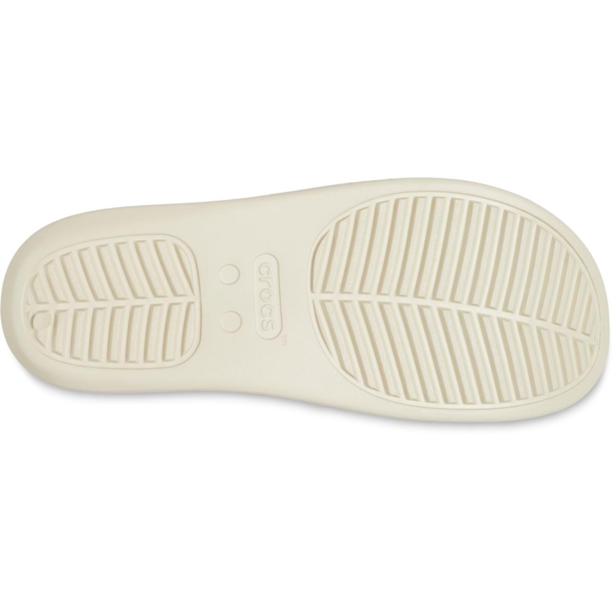 Papuci Crocs Getaway Groove Platform H-Strap Bej - Sandstone