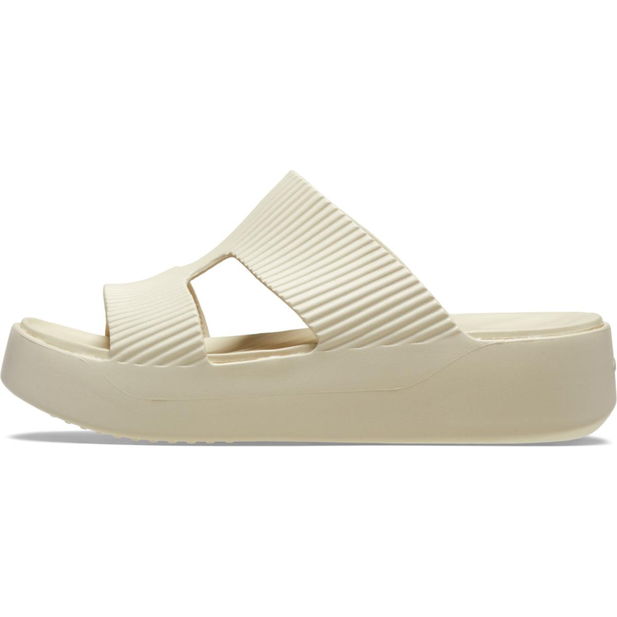 Papuci Crocs Getaway Groove Platform H-Strap Bej - Sandstone - 2 | YEO
