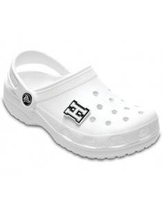 Jibbitz Crocs Letter H Negru - Black/White 2