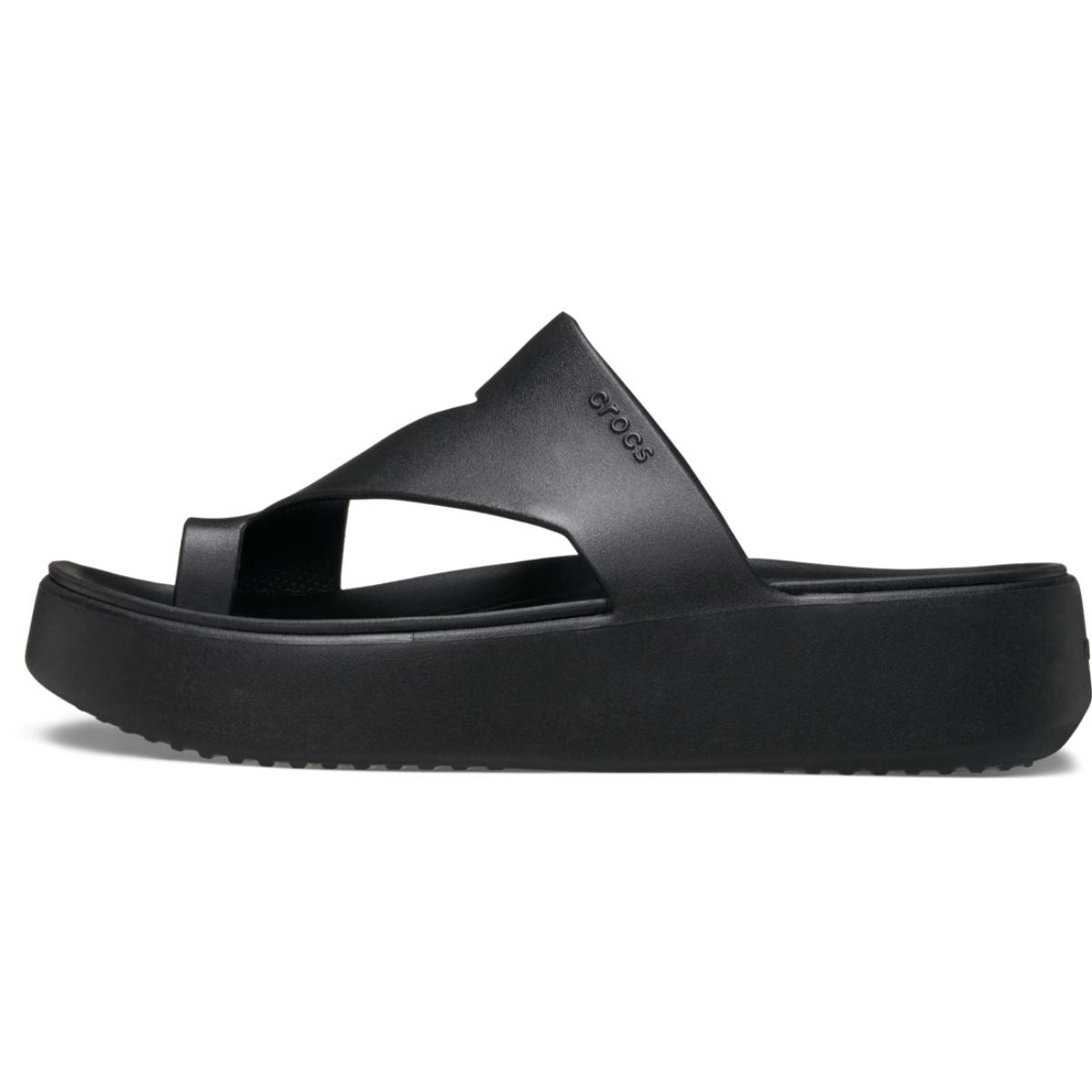 Papuci Crocs Getaway Platform Toe Loop Negru - Black - 2 | YEO
