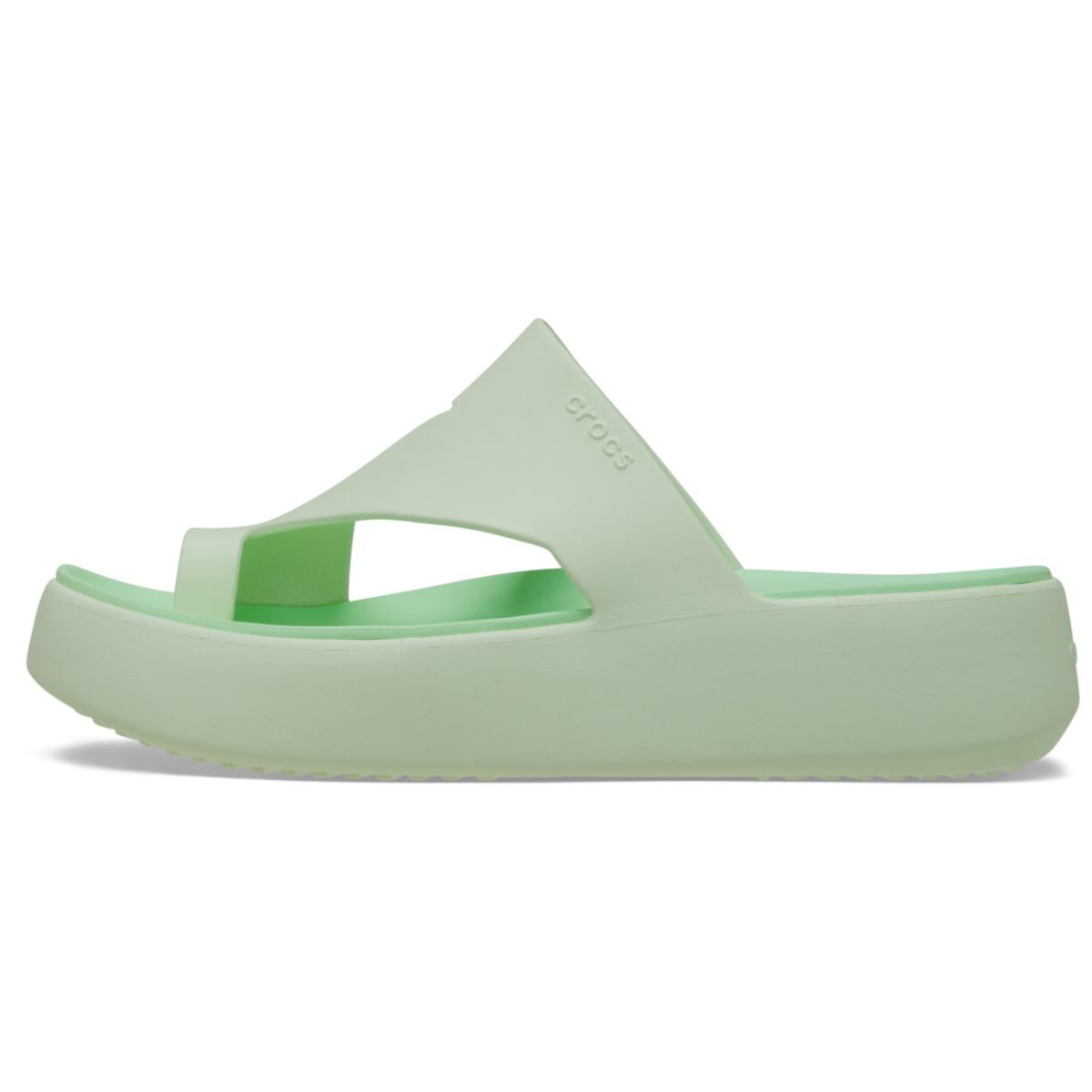 Papuci Crocs Getaway Platform Toe Loop Verde - Jade Tint - 1 | YEO