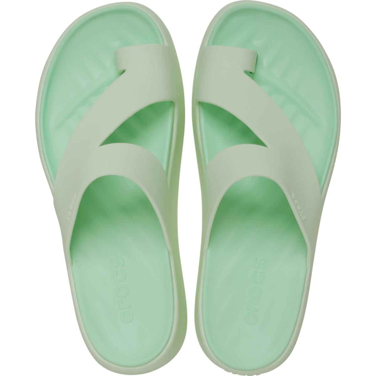 Papuci Crocs Getaway Platform Toe Loop Verde - Jade Tint - 4 | YEO