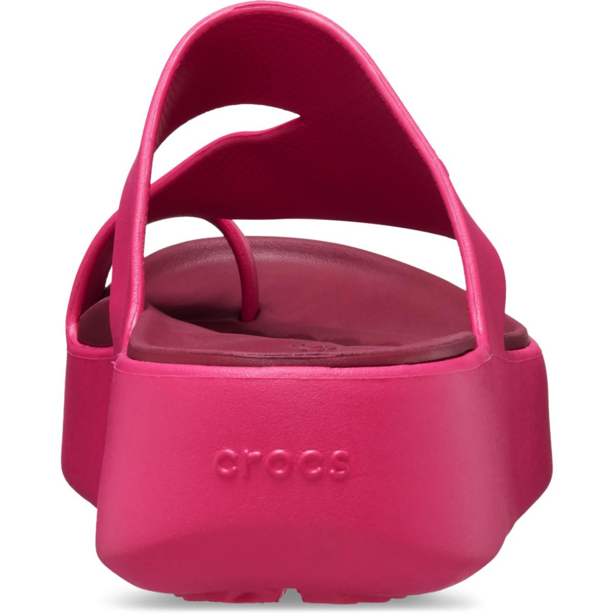 Papuci Crocs Getaway Platform Toe Loop Roz - Dragon Fruit - 4 | YEO