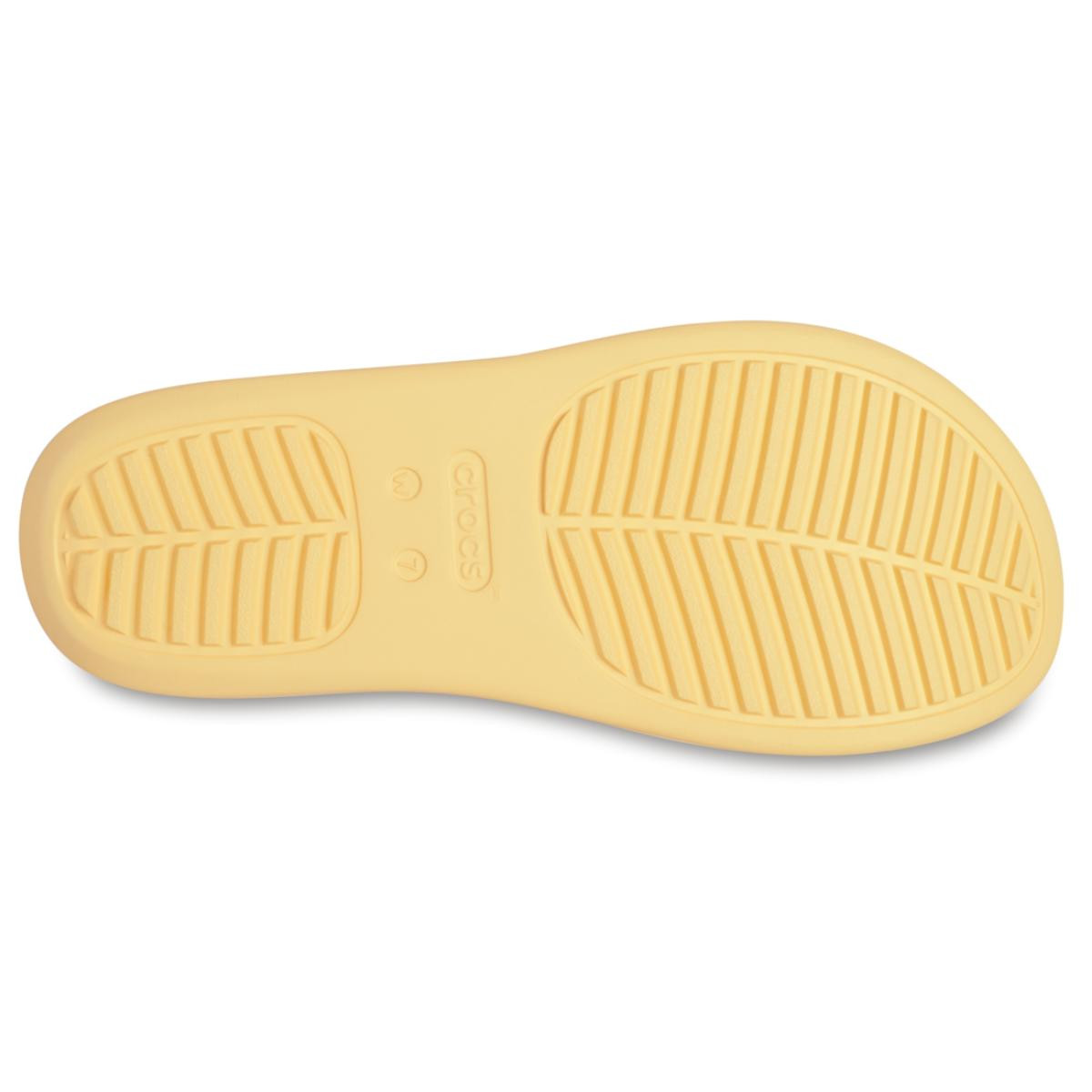Papuci Crocs Getaway Platform Toe Loop Portocaliu - Golden Hour