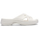 Papuci Crocs Classic Women's Cross Strap Culoare Alb - Chalk